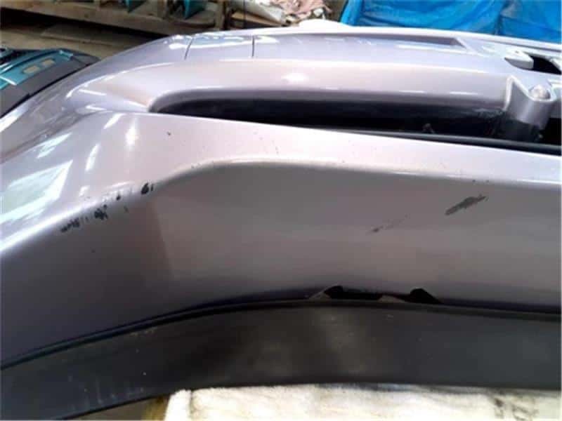 Side profile of used front bumper for Toyota Passo 2013